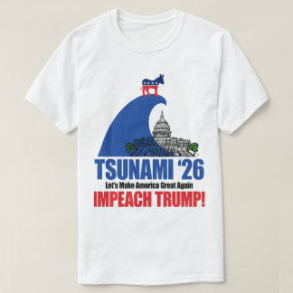 Camiseta Ola Azul Tsunami Demócratas Mitad de Término Impug