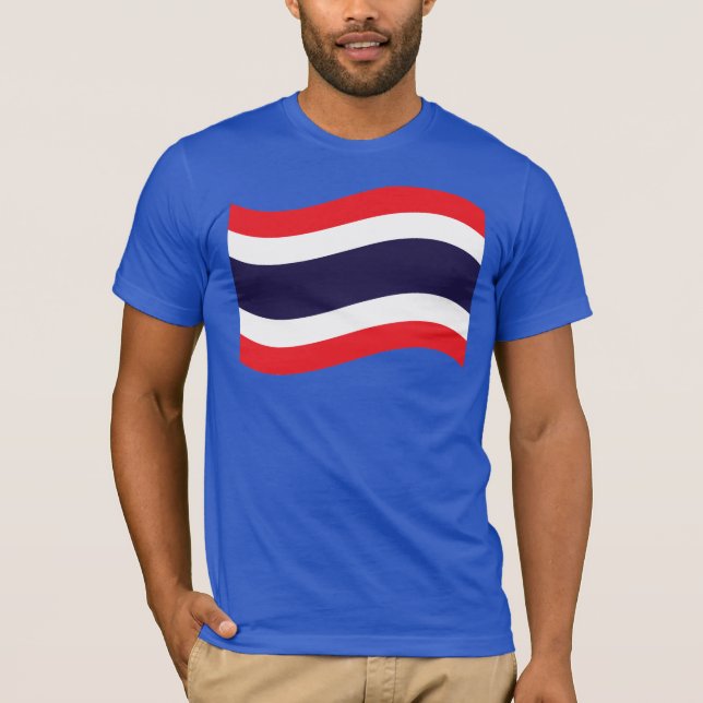 Camiseta Ola de bandera tailandesa (Anverso)