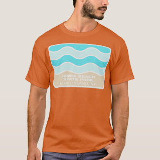 Camiseta Ola de caída del parque estatal de la playa de Jon