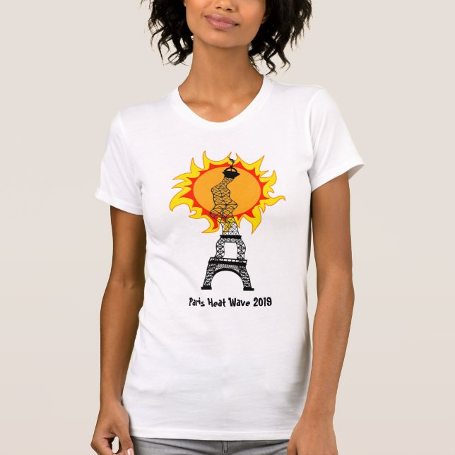 Camiseta Ola de calor de París 2019 (Anverso)