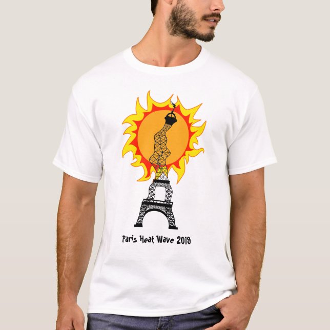 Camiseta Ola de calor de París 2019 (Anverso)