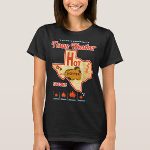 Camiseta ola de calor en verano en Texas