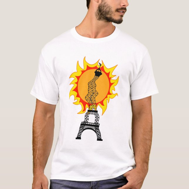 Camiseta Ola de calor europea (Anverso)