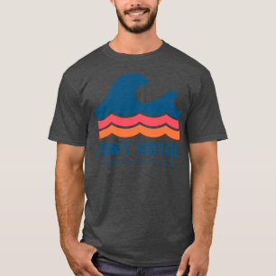 Camiseta Ola de cosecha de vintage de Port Royal South