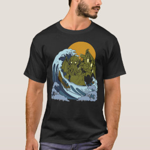 Camiseta Ola De Cthulhu