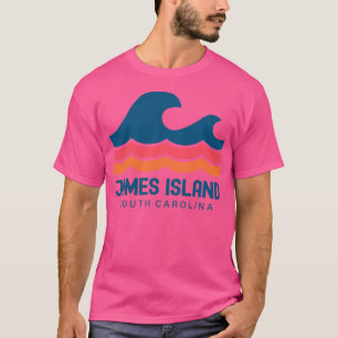 Camiseta Ola de época de la Cruz Sur de James Island