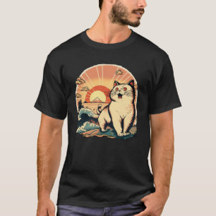 Camiseta Ola de gato de Ca Vintage