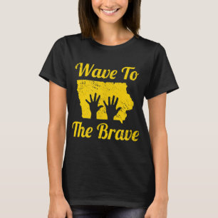 Camiseta Ola de Iowa al valiente héroe de guerra