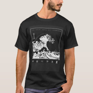 Camiseta Ola de Kanagawa Hokusai Japonesa Pequeña