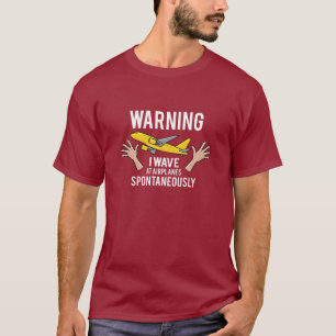 Camiseta Ola De Mano Espontánea En Aviones