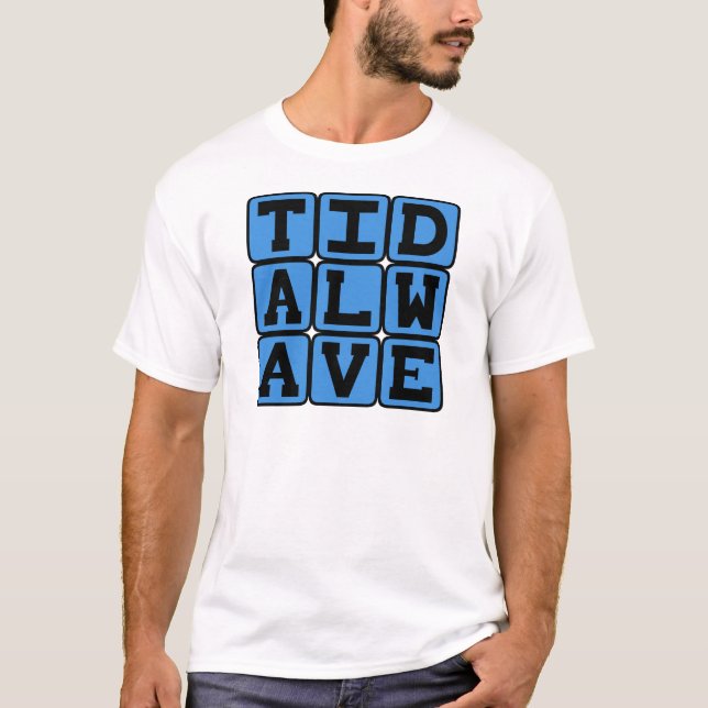 Camiseta Ola de Marea, Tsunami Violento (Anverso)