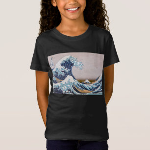 Camiseta Ola de tsunami Gran ola frente a Kanagawa Japón po