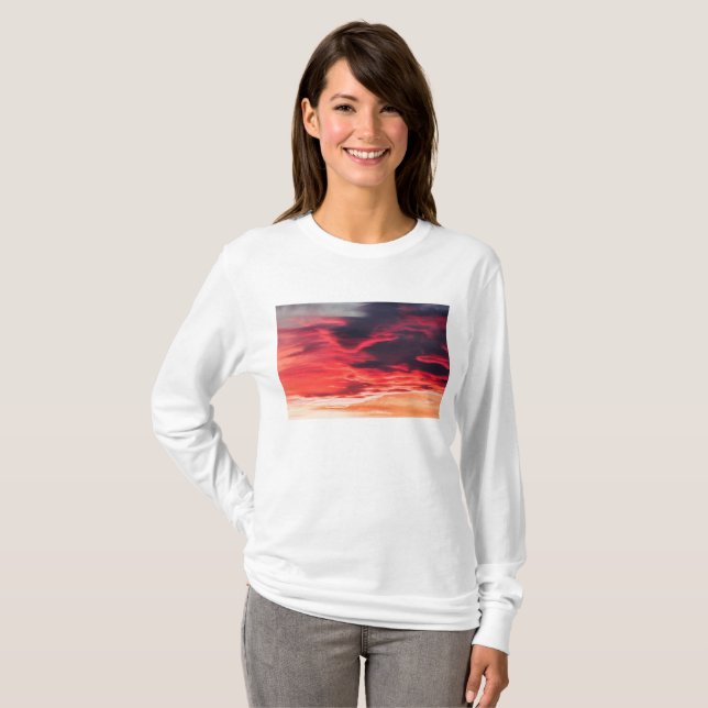 Camiseta ola felina (Anverso completo)