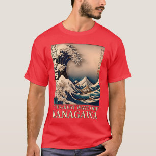 Camiseta Ola Grande de Hokusai Frente a Kanagawa regalo