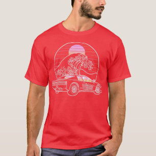 Camiseta Ola japonesa Retro Testarossa