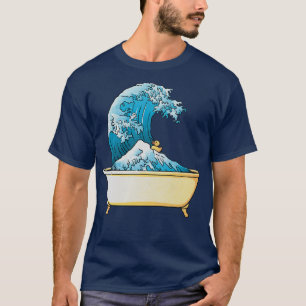 Camiseta Ola Kanagawa de baño por Tobe Fonseca