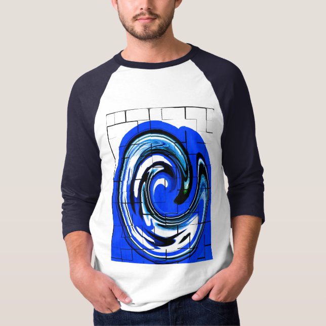 Camiseta Ola oceánica (Anverso)