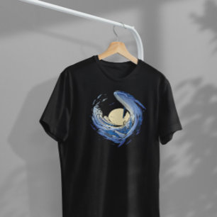 Camiseta Ola oceánica Animales del mar de ballenas