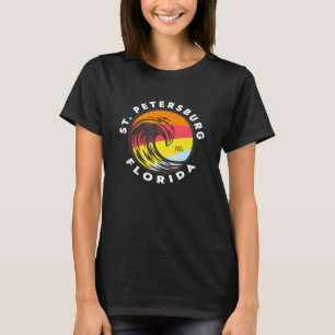 Camiseta Ola oceánica de recuerdo de vacaciones de San Pete