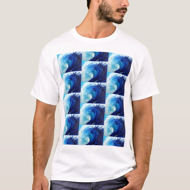 Camiseta Ola oceánica II (Anverso)
