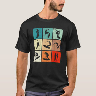 Camiseta Ola Retro Surfing Surfistas Vintage Surfista