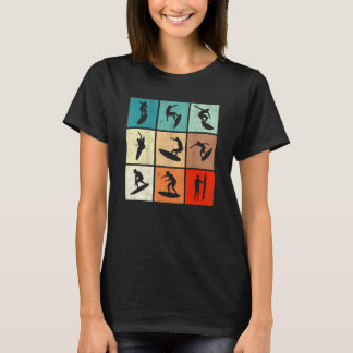 Camiseta Ola Retro Surfing Surfistas Vintage Surfista