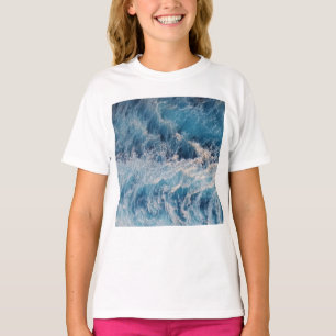 Camiseta Olas azules del océano