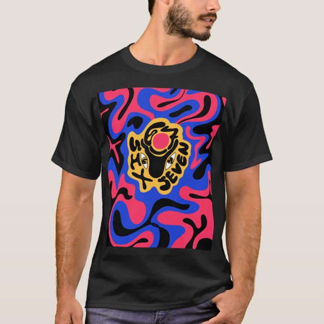 Camiseta olas curvadas 6 7 (Anverso)