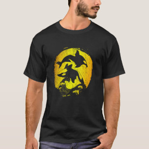 Camiseta Olas de animales oceánicos Asesina Ballena Orca La