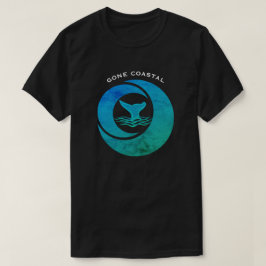 Camiseta Olas de cola de ballena náutica costera: