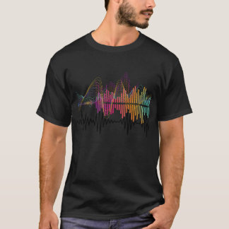 Camiseta Olas de color armoniosas