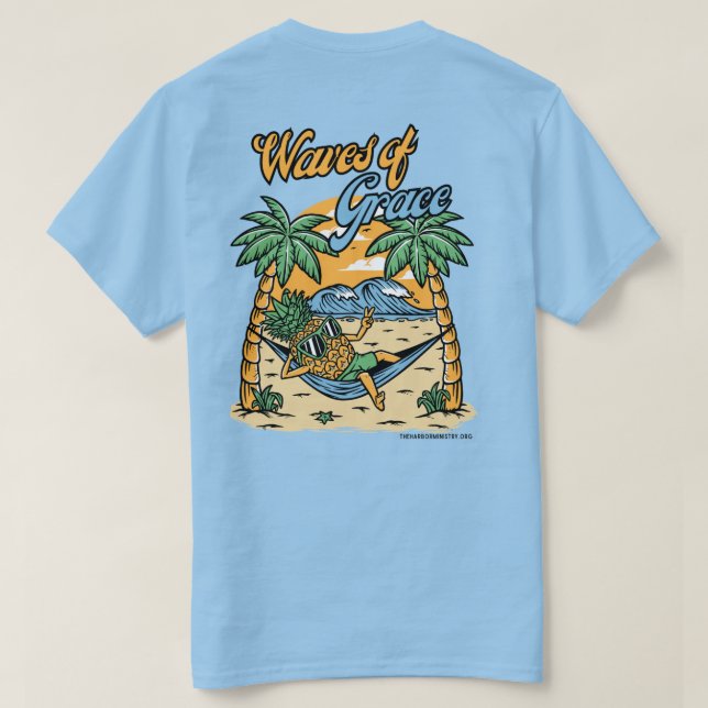 Camiseta Olas de Grace T-Shirt (Reverso del diseño)