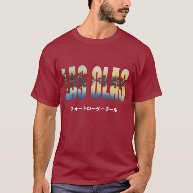 Camiseta Olas de Las, Fort Lauderdale (Anverso)