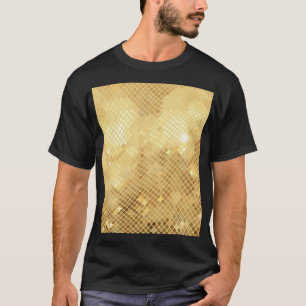 Camiseta Olas de oro brillantes: Textura Mosaica