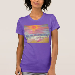 Camiseta Olas de playa de Cape San Blas Sunset