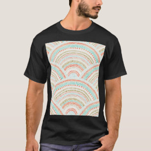 Camiseta Olas de Seigaiha: Patrón de onda de época