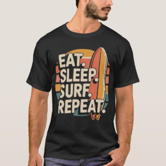 Camiseta Olas de surf vintage de los 70 - Playa de surf pue