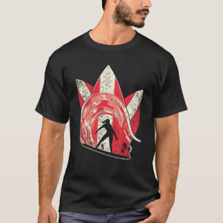 Camiseta Olas de tabla de surf agua de mar deporte surfista