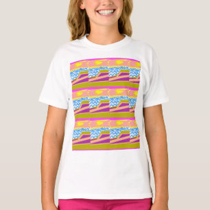 Camiseta Olas de yate al atardecer 