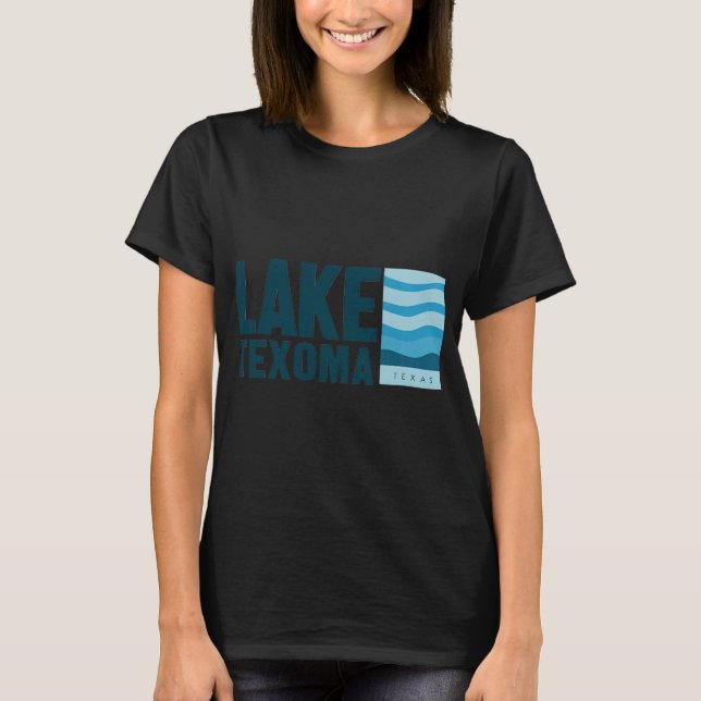Camiseta Olas del lago Texoma (Anverso)