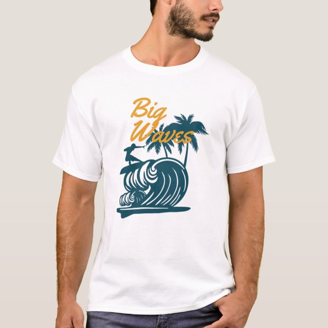 Camiseta Olas grandes (Anverso)