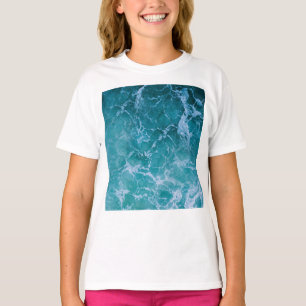 Camiseta Olas profundas del océano azul