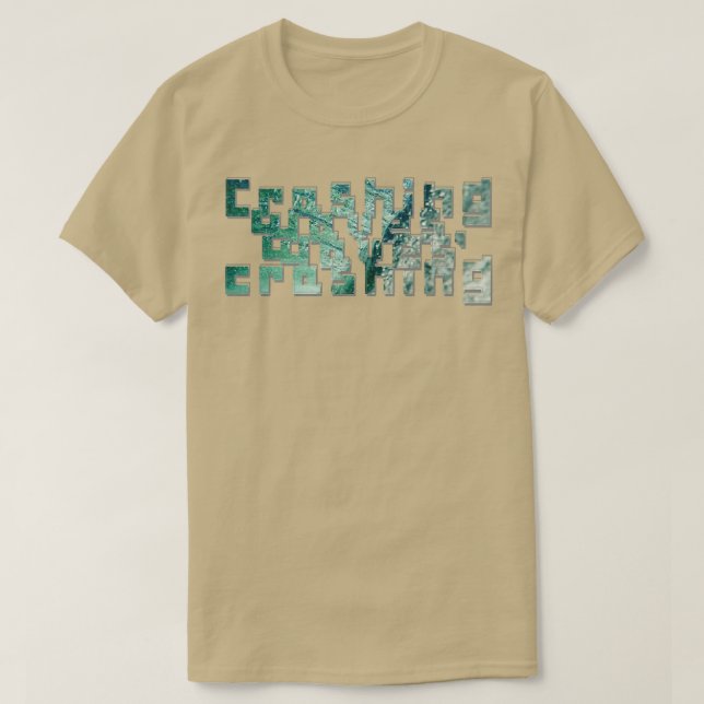 Camiseta Olas que se estrellan (Diseño del anverso)