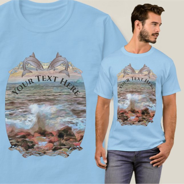 Camiseta Olas rocosas 0742 (Subido por el creador)