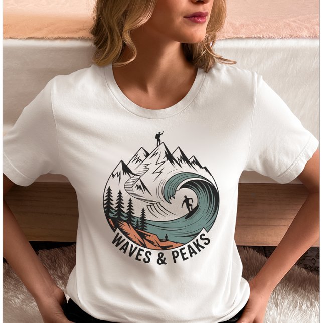 Camiseta Olas y Cimas (Subido por el creador)