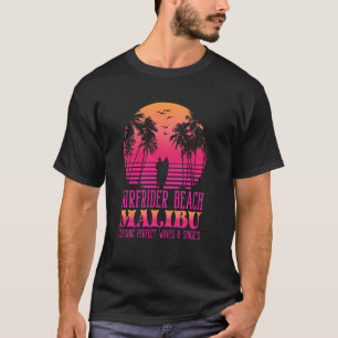 Camiseta Olas y puestas de sol Surfrider Beach, Malibu Synt