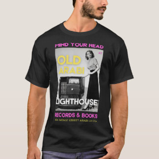 Camiseta Old Arabi Lighthouse Records Books TShirt - 1