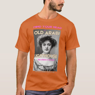 Camiseta Old Arabi Lighthouse Records Books TShirt - 4