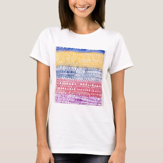 Camiseta Old City (1928) by paul klee (Anverso)