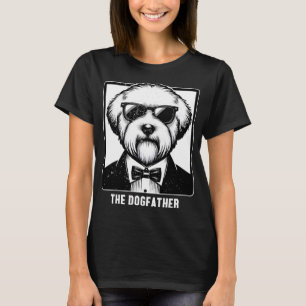 Camiseta Old English Sheepdog El Padrino de Perro Esmoquin 